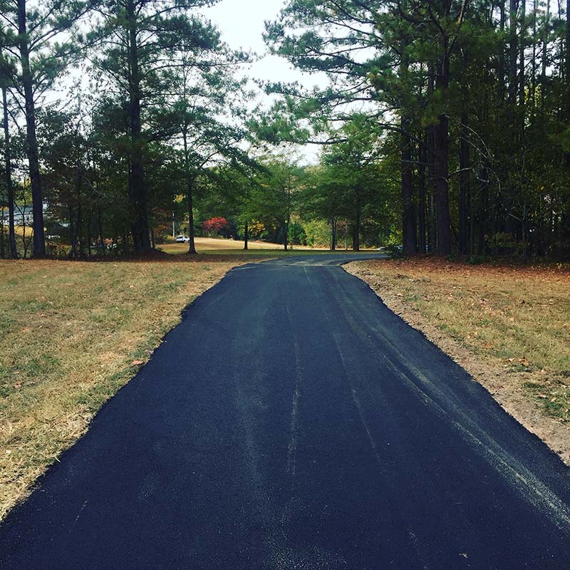 asphalt driveway