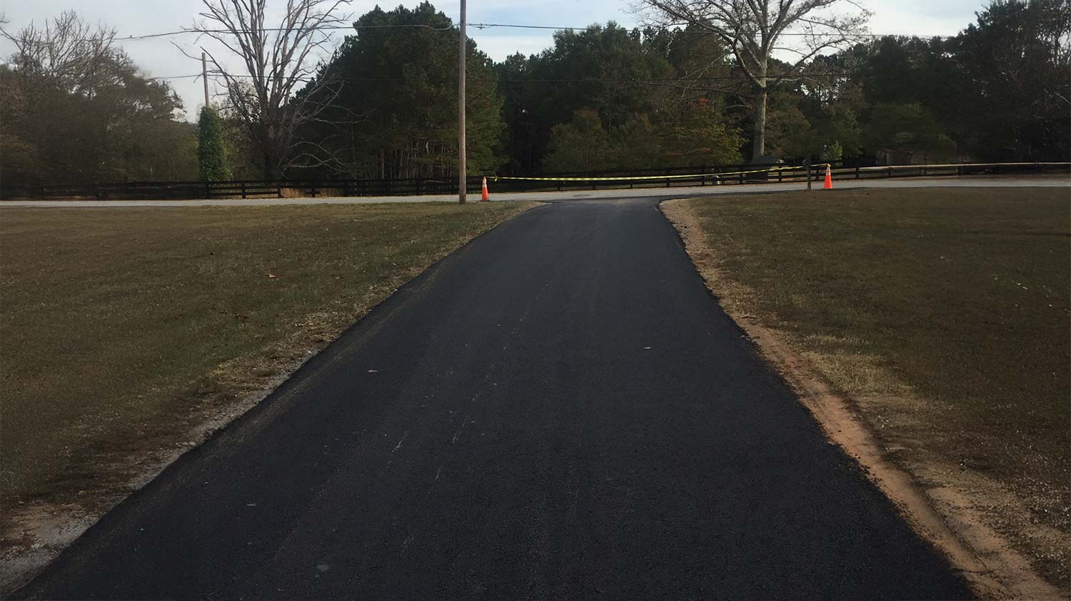 asphalt driveway