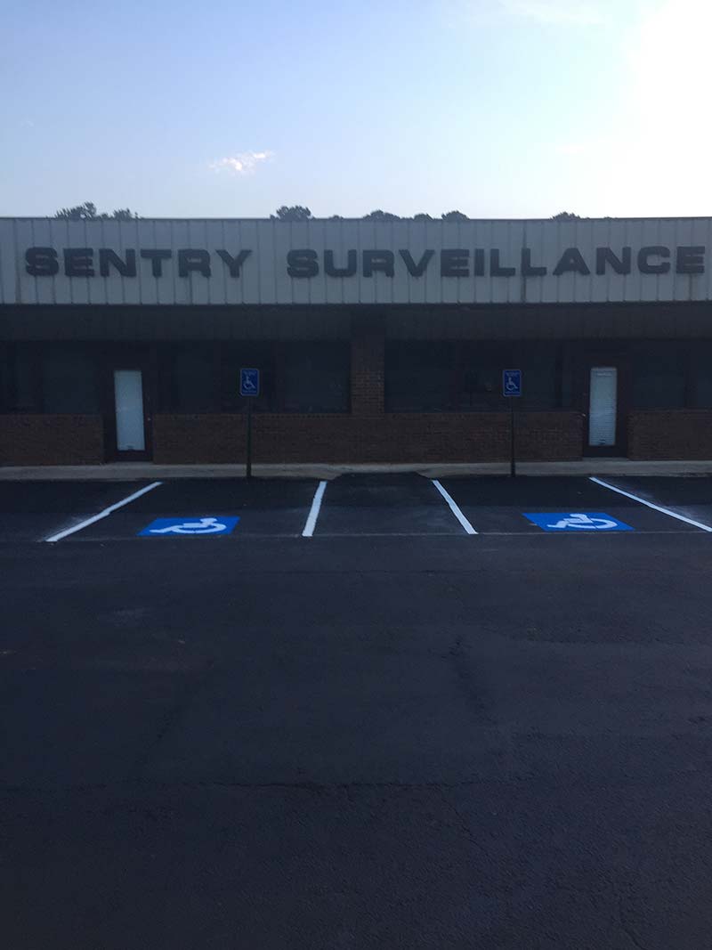asphalt parking lot painting
