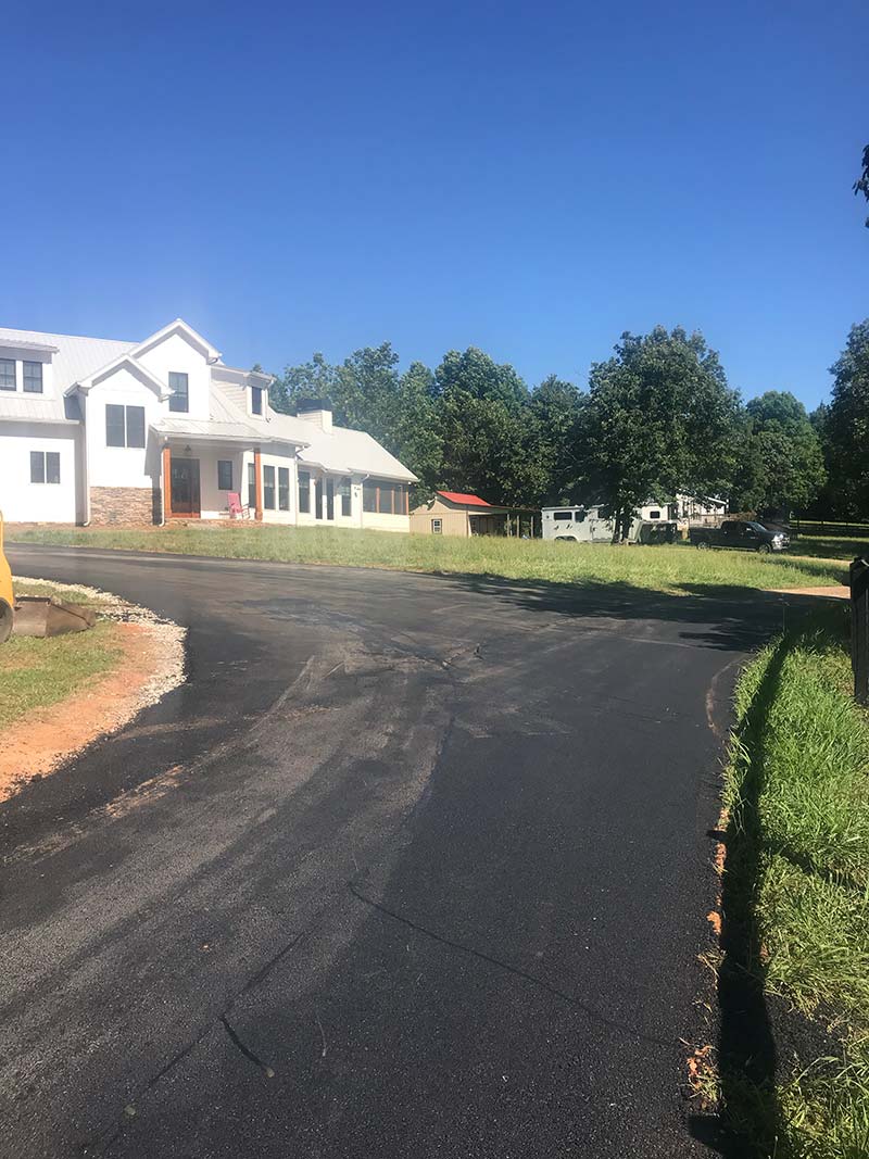 asphalt driveway