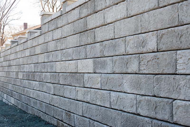 concrete block wall
