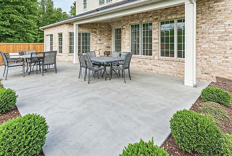 concrete patio