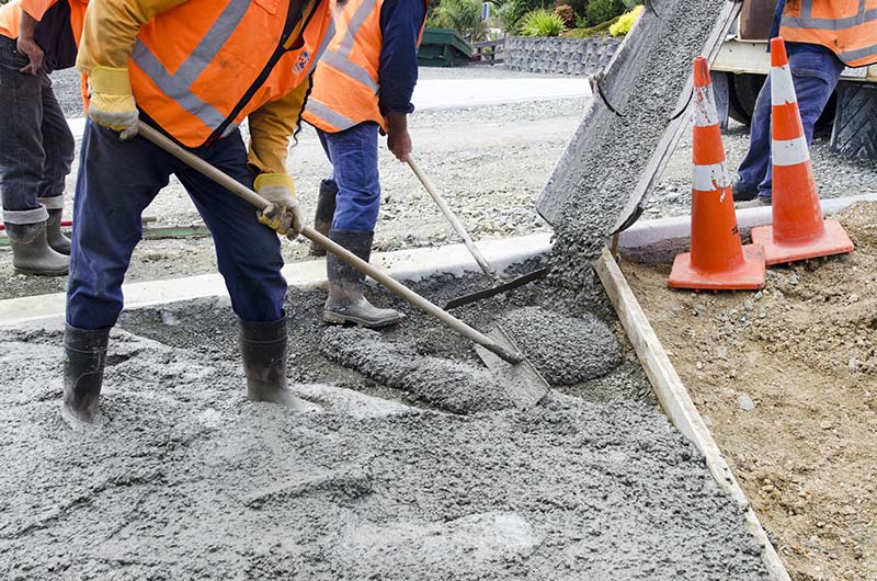 commercial concrete work