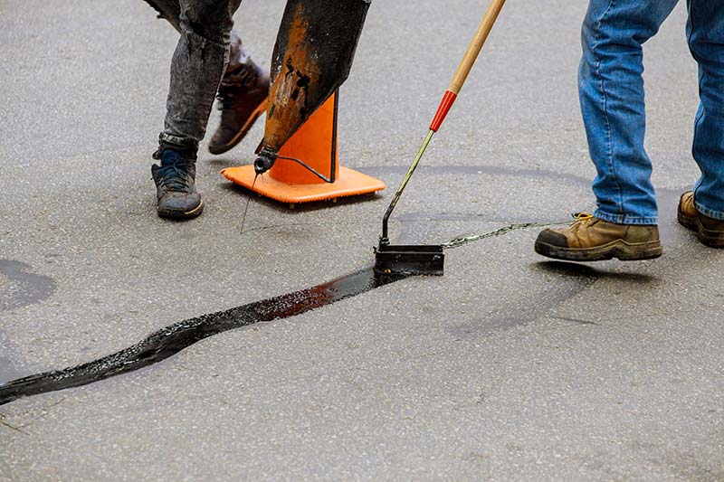 asphalt parking lot repair