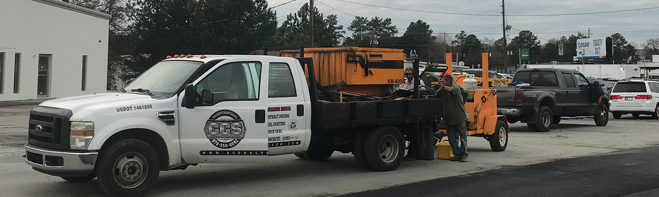 Asphalt road work